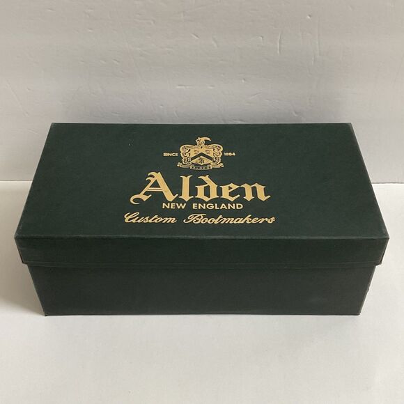 Alden 9501 Natural Chromexcel Plain Toe Blucher Lace Up Dress Shoes 8 D main image 13